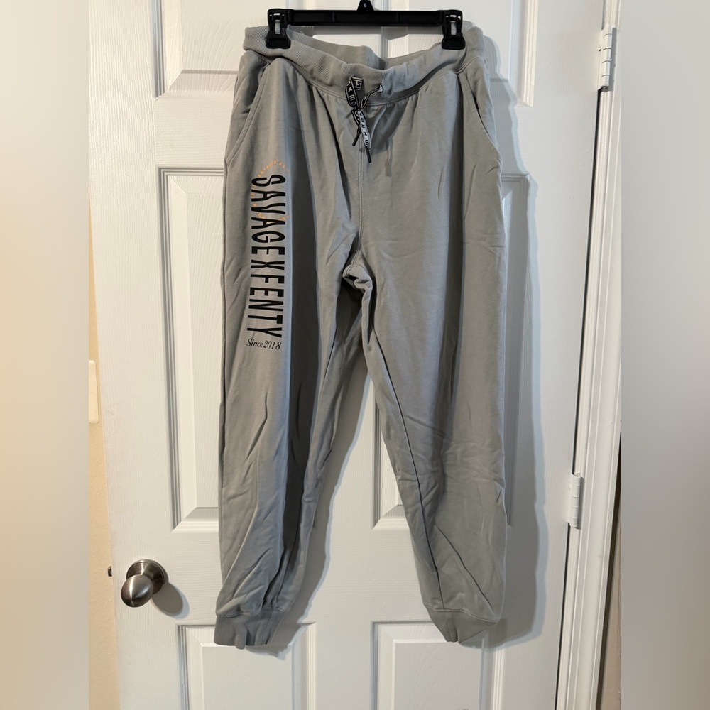Savage X Fenty Unisex Gray Joggers Pants